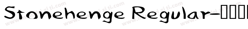 Stonehenge Regular字体转换